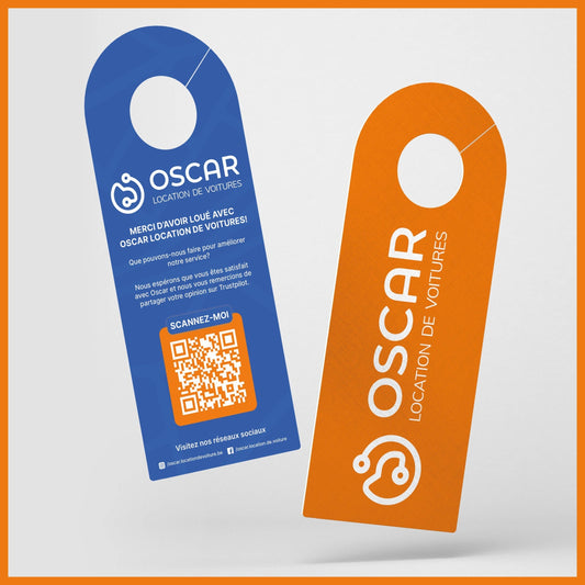 Cartons d’information pour rétroviseur (30 pièces)