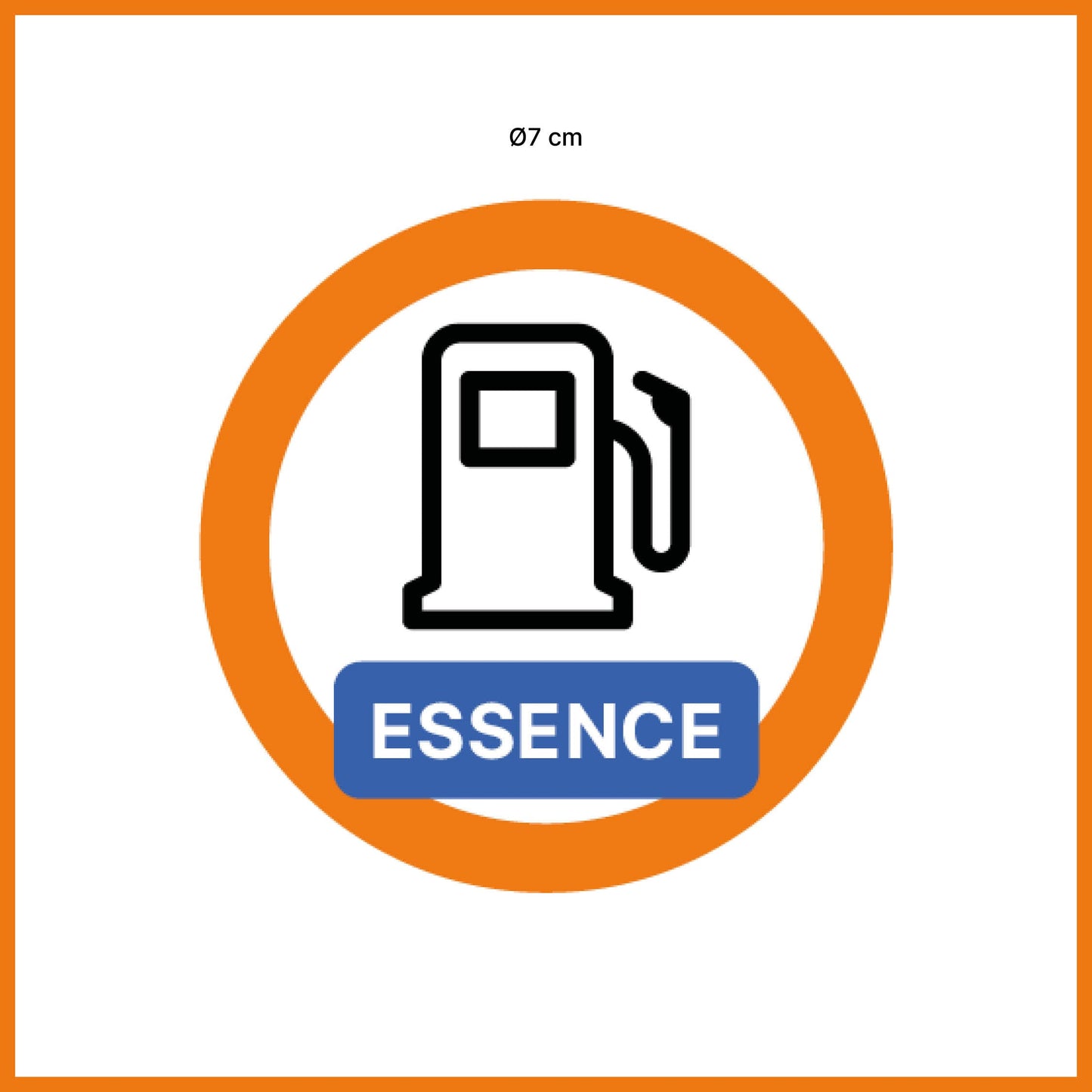 Autocollant essence (5 pièces)