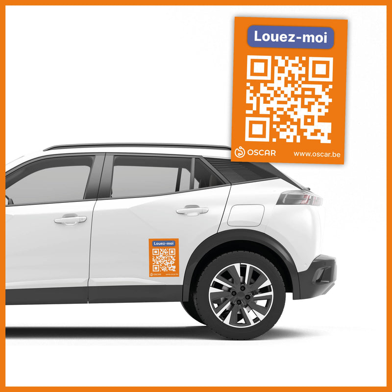 Autocollant “Louez-moi” personnalisé (5 pièces)