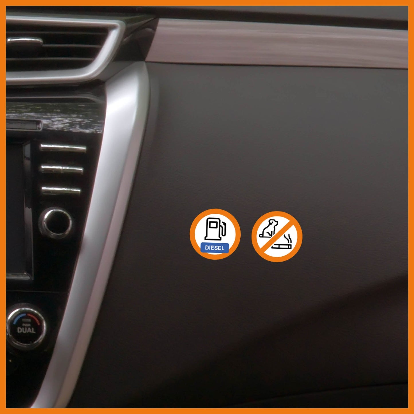 No smoking & animals sticker (5 pieces)
