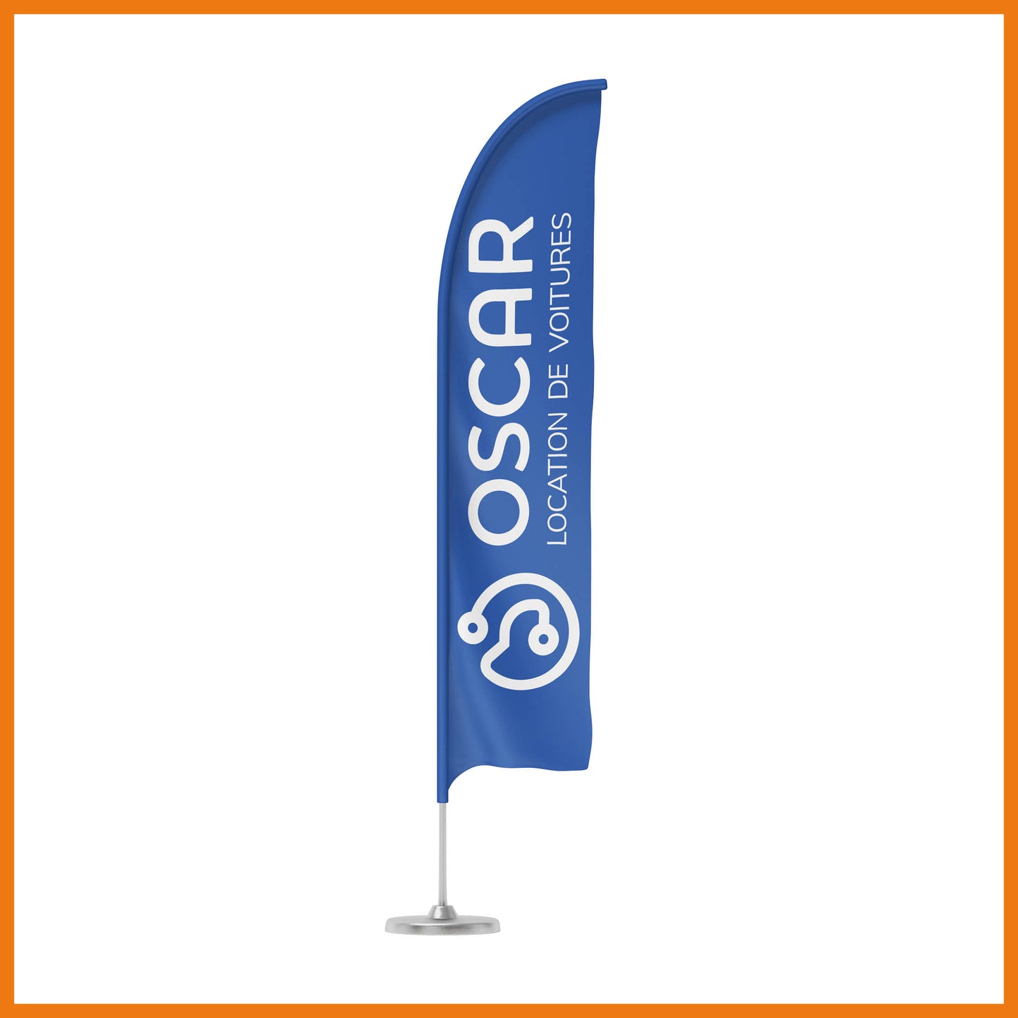 Beachflag complet